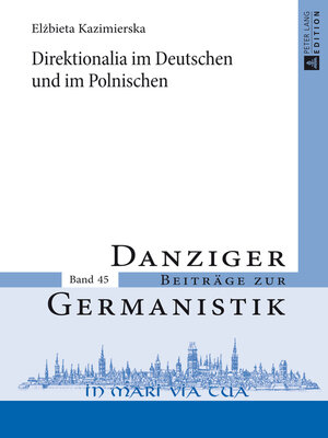 cover image of Direktionalia im Deutschen und im Polnischen